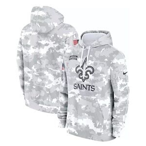 Nike New Orleans Saints Salute to Service Hoodie Sweatshirt Mens Size Medium